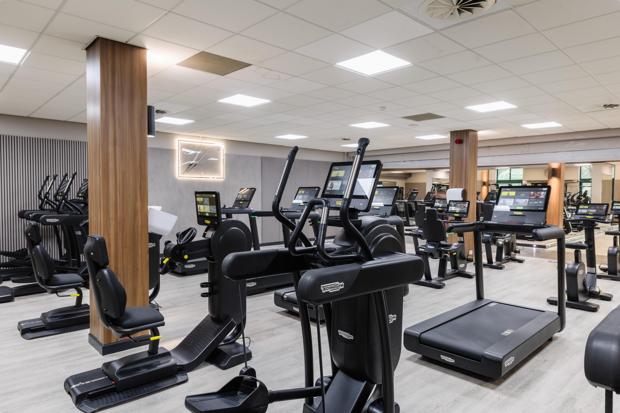 A modern South Wales Gym interior, newly refurbished with cardio and strength machines